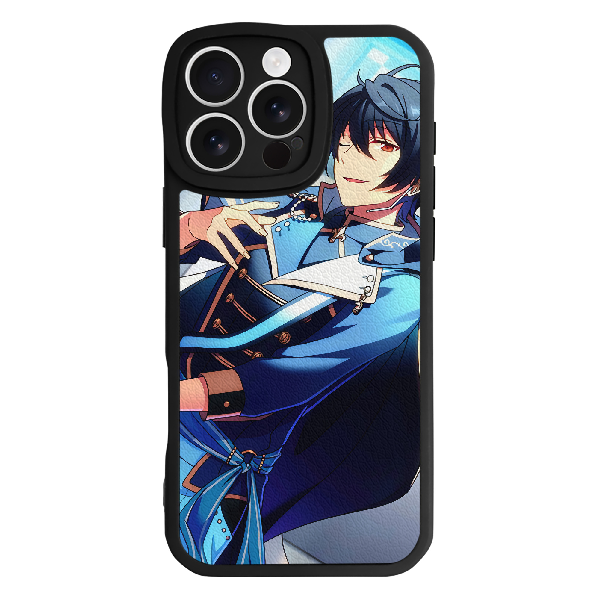 （画像用） あんさんぶるスターズ! Ensemble Stars 【iPhone 16シリーズ対応】シリコンスマホケース（レザー調） 材質：シリコン